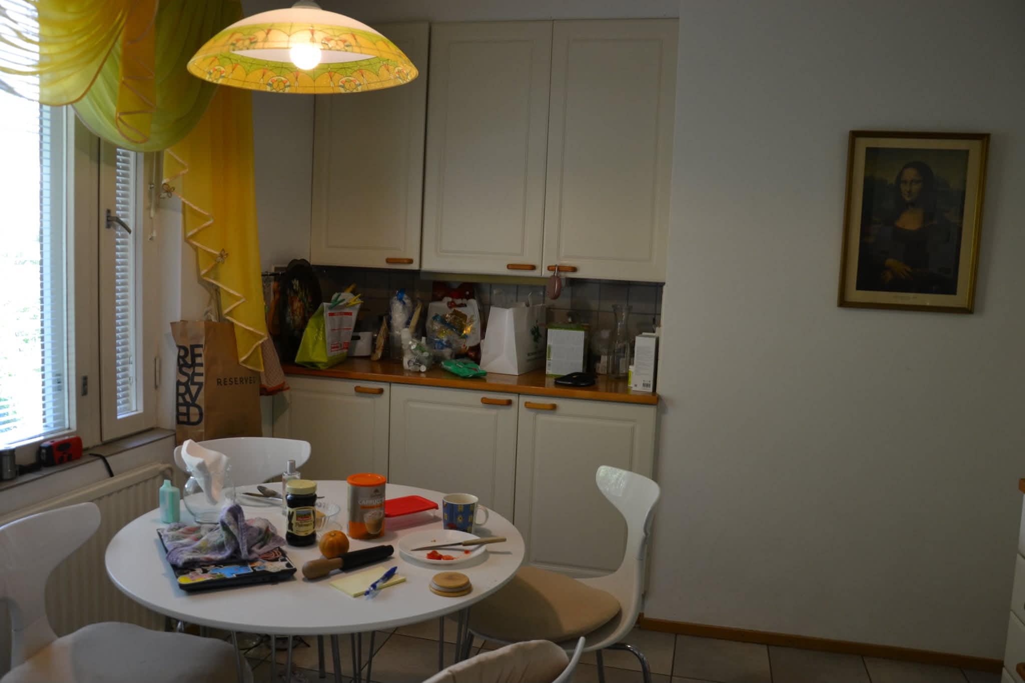 Whole kitchen — deep-cleaned top to bottom — Before